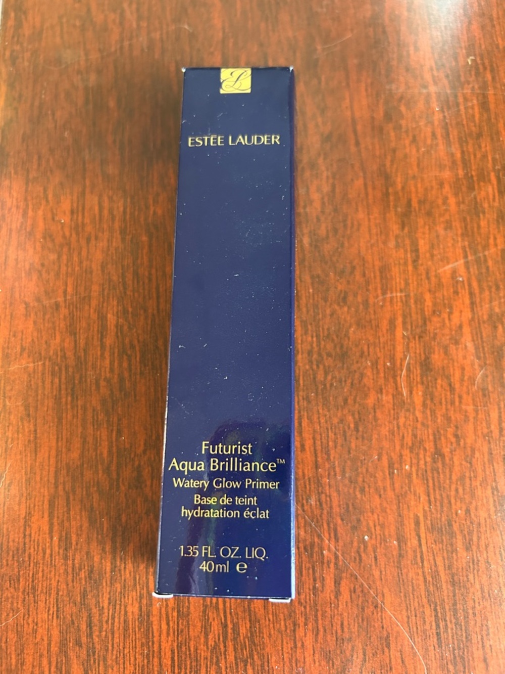Estee Lauder Futurist Aqua Brilliance Primer - Navy & Gold Packaging